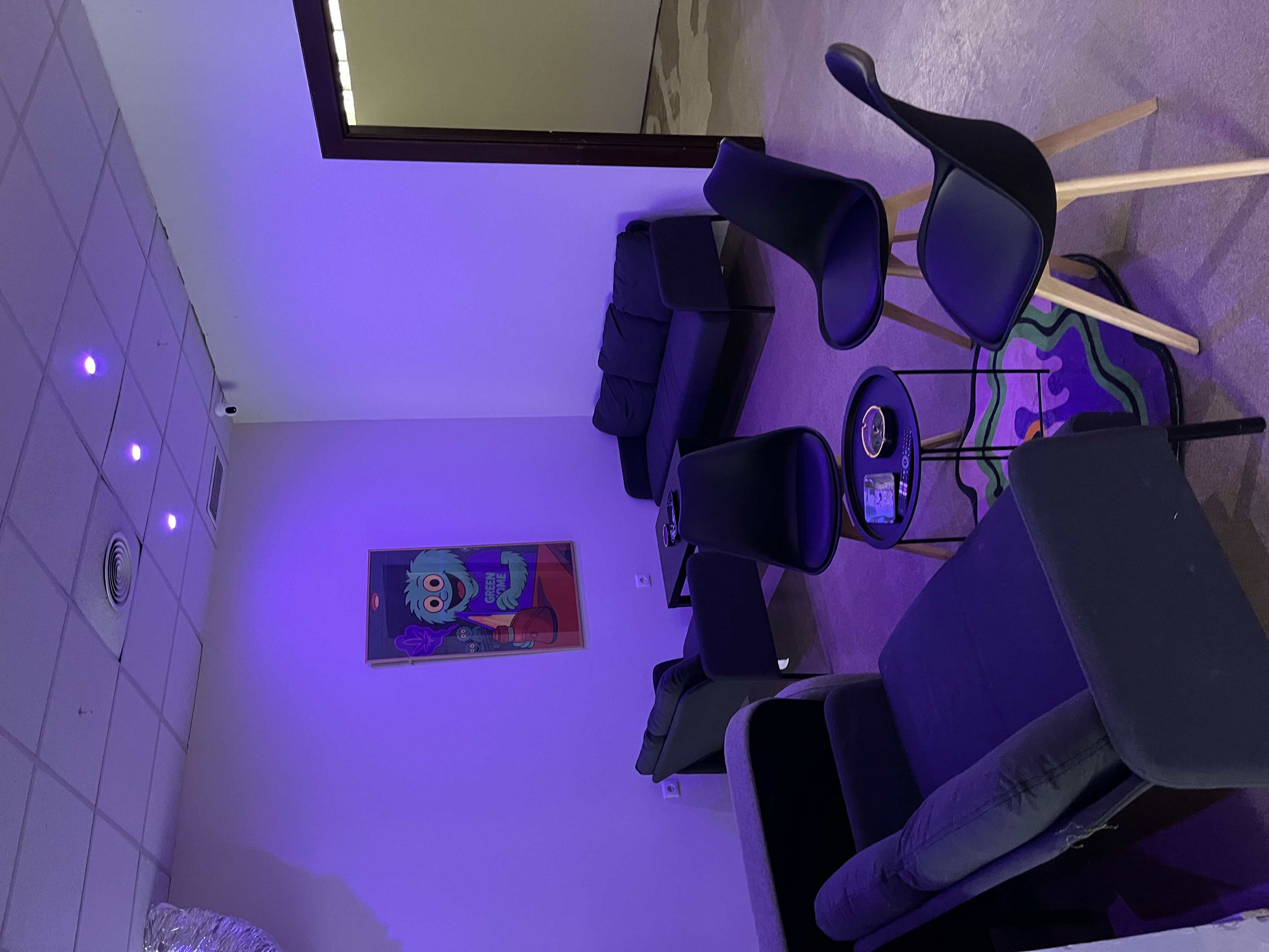 Zona de encuentro del club cannábico Green Dome Sevilla